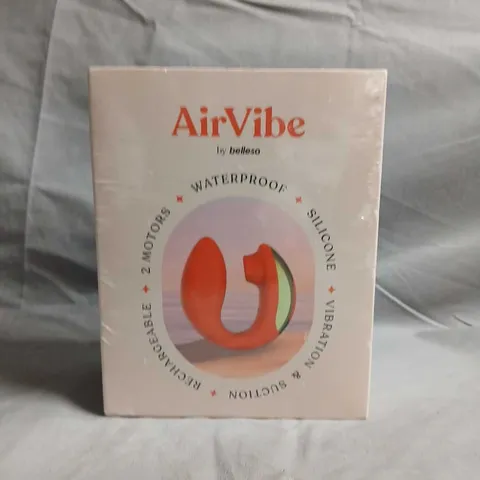 AIRVIBE SILICONE WATERPROOF DUAL-MOTOR VIBRATOR (BOXED)