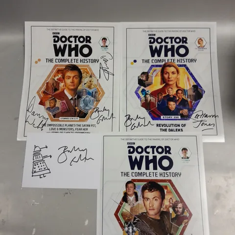 DOCTOR WHO SIGNED SERIES ARTWORK POSTERS