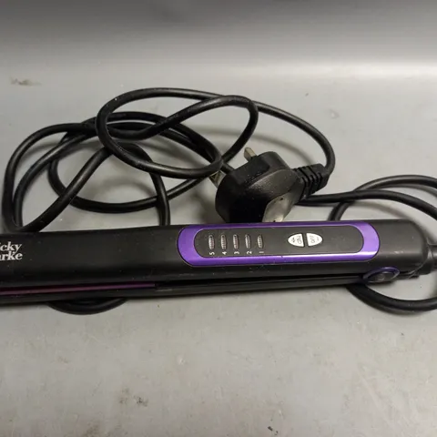 BOXED NICKY CLARKE FRIZZ CONTROL HAIR STRAIGHTENER