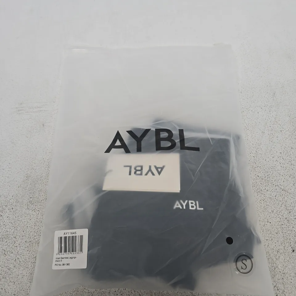 BAGGED AYBL ADAPT SEAMLESS LEGGINGS – BLACK, UK SIZE S