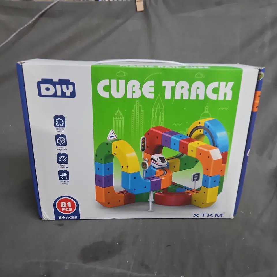 CUBE TRACK DIY BUILDING BLOCK TOY SET