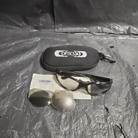 OPTICS3D 3D CINEMA GLASSES WITH CASE – IMAX