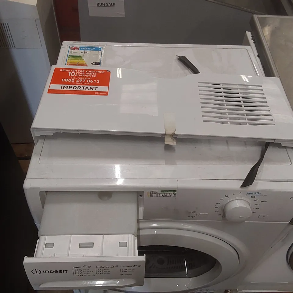 INDESIT 12D81WUK 8KG CONDENSER TUMBLE DRYER