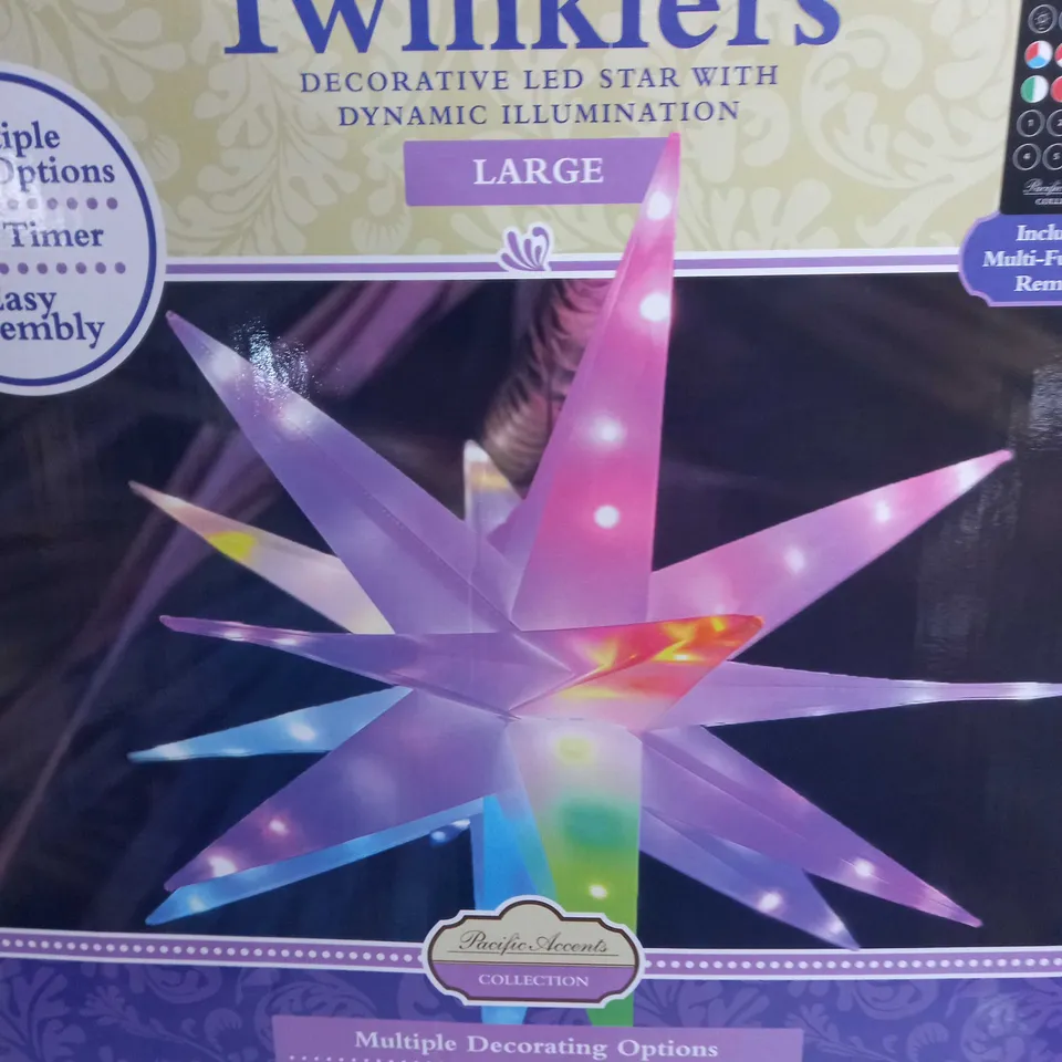 BOXED PACIFIC ACCENTS STAR BURST LIGHT