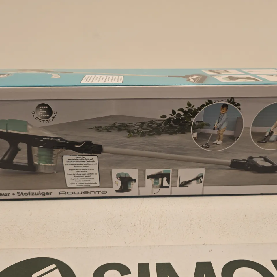 SMOBY ELECTRONIC TOY VACUUM CLEANER – ROWENTA-INSPIRED