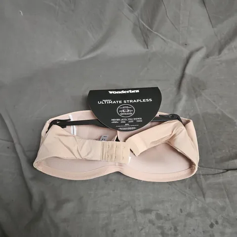 WONDERBRA ULTIMATE STRAPLESS BRA IN DESERT BLUSH SIZE 34B