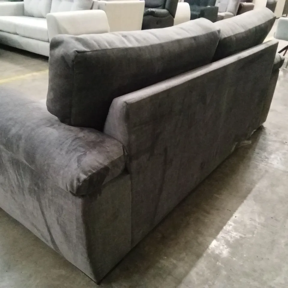 ELIZA FABRIC 3 SEATER SOFA - GREY RRP £749
