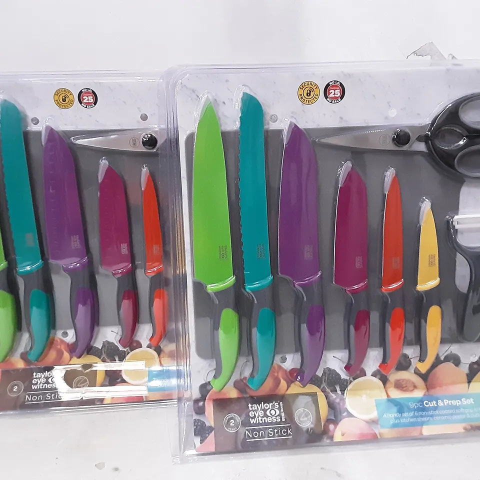 BRAND NEW BOXED TAYLOR EYE WITNESS 9PC CUT AND PREP SET X 2