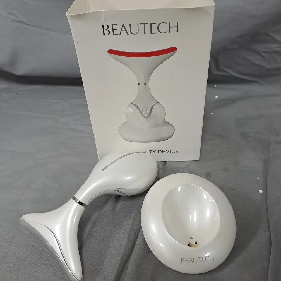 BEAUTECH BEAUTY DEVICE - WHITE HANDHELD NECK MASSAGER 