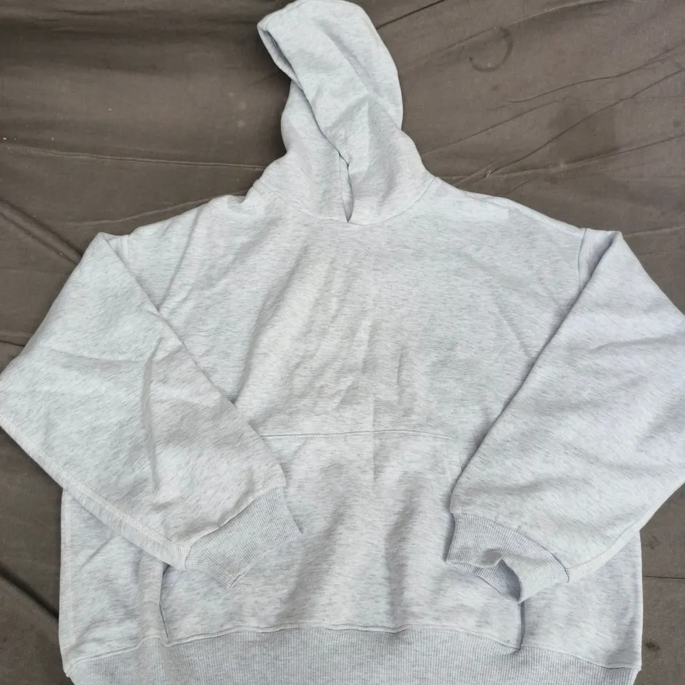 SKIMS CLASSIC PULLOVER HOODIE IN GREY - XL