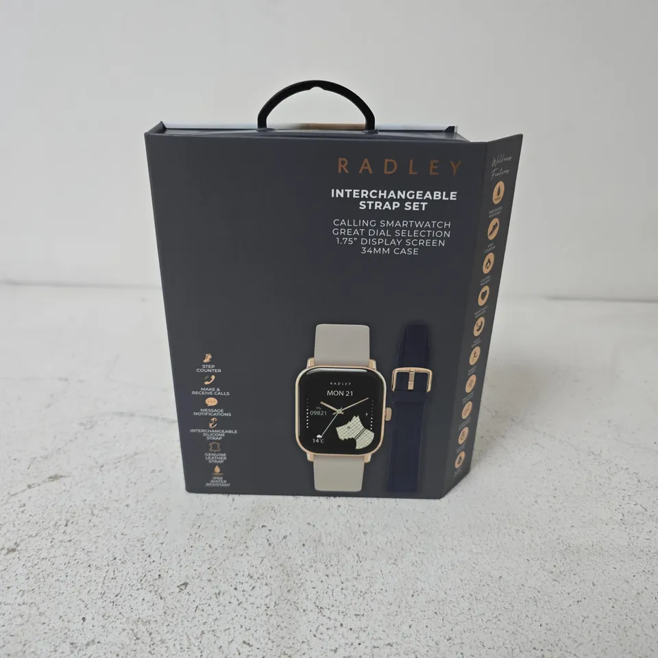 BOXED RADLEY LADIES SERIES 56 SMARTWATCH AND STRAP GIFT SET