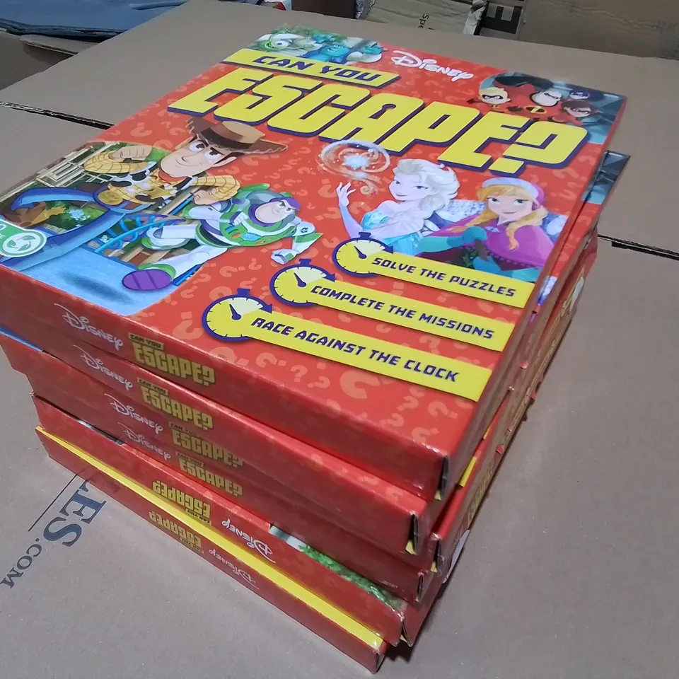 LOT OF 6 BRAND NEW DISNEYCAN YOU ESCAPE GAMES 