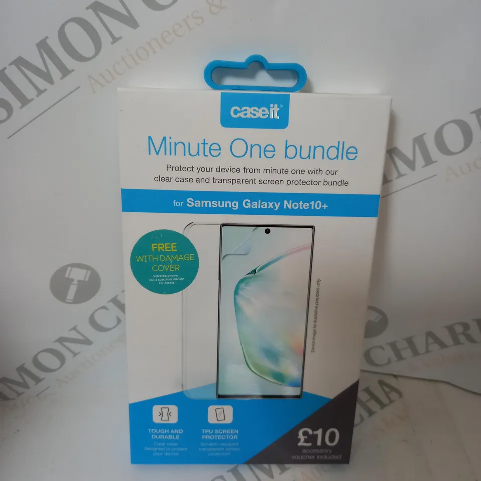 APPORXIMATELY 111 CASE IT MINUTE ONE PREMIUM BUNDLE OF CLEAR CASE AND FILM SCEEN PROTECTOR FOR SAMSUNG GALAXY NOTE10+
