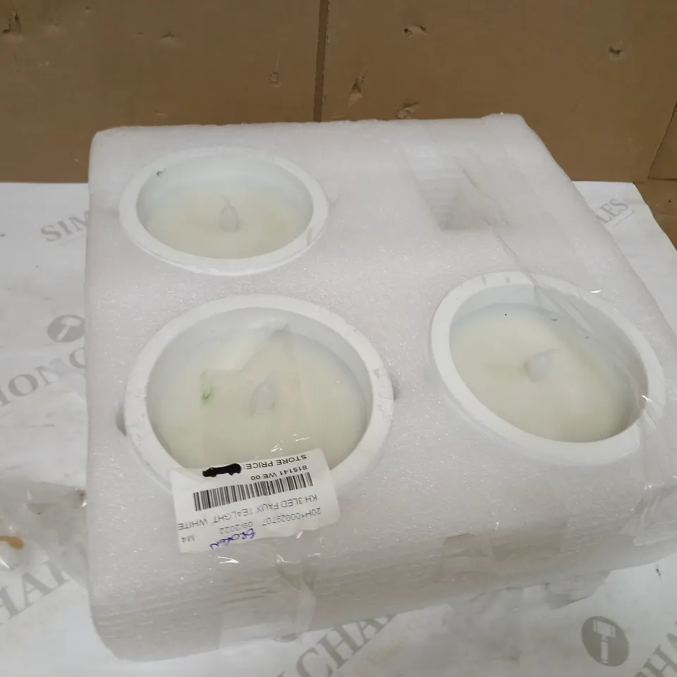 K BY KELLY HOPPEN SET OF LED FAUX TEALIGHTS