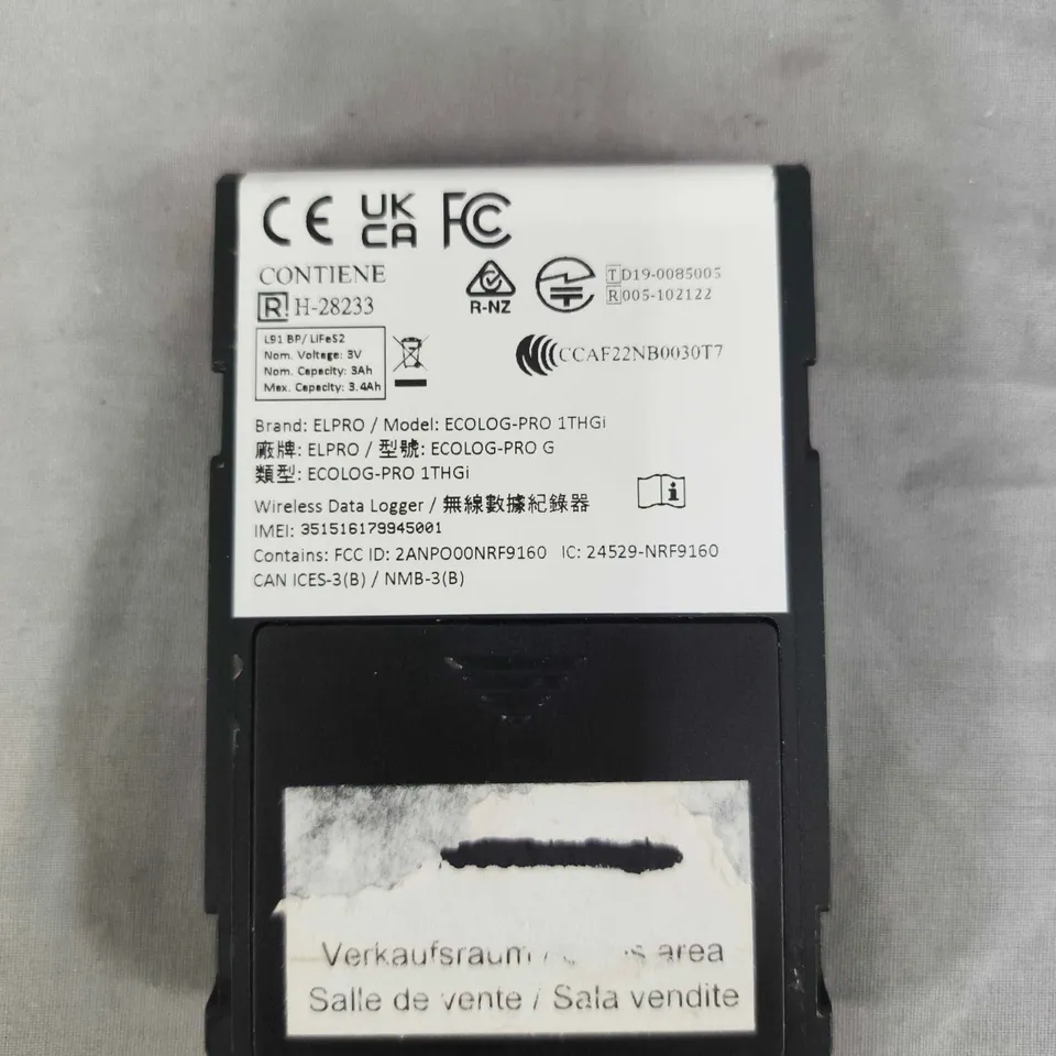 ELPRO ECOLOG-PRO 1THGI WIRELESS DATA LOGGER