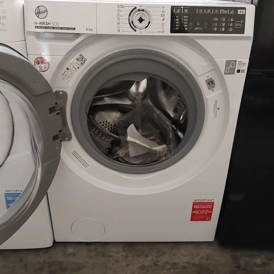 HOOVER H-WASH 500 HW68AMC FREESTANDING WASHING MACHINE, 8 KG LOAD, 1600 RPM, WHITE [ENERGY CLASS A]
