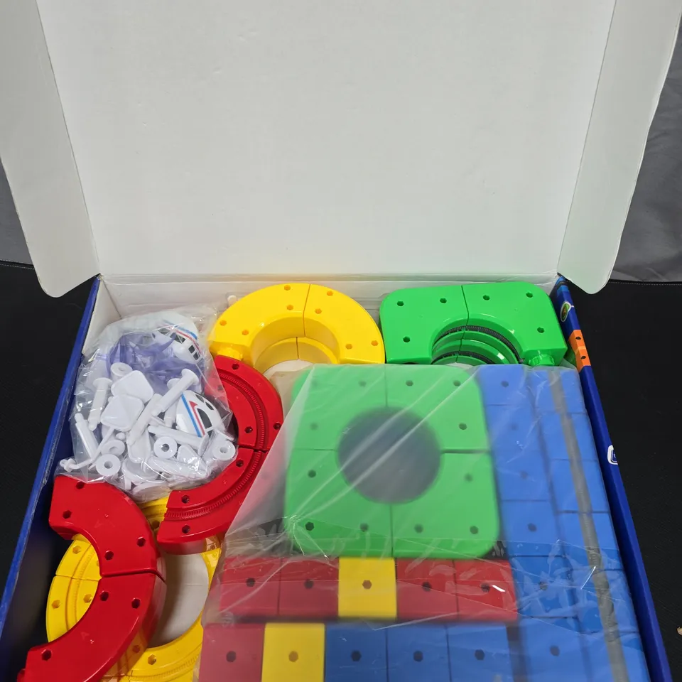 CUBE TRACK DIY CONSTRUCTION TOY SET – 123 PIECES (AGES 3+)