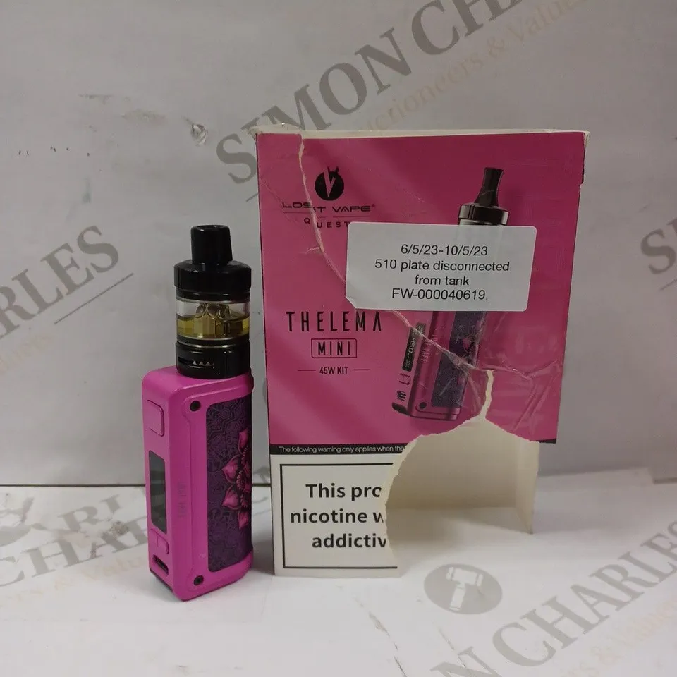 BOXED LOST VAPE - THELEMA MINI 45W KIT (PINK SURVIVOR)