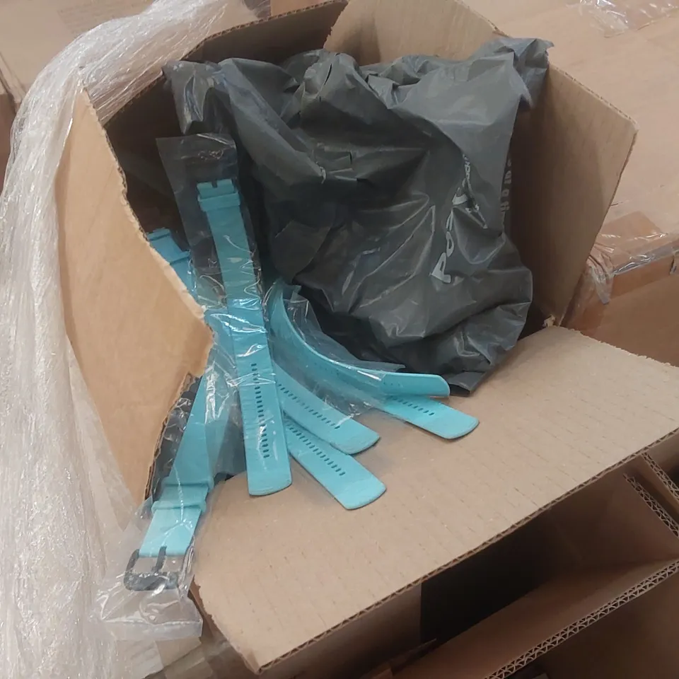 PALLET CONTAINING A LARGE QUANTITY OF ASSORTED ITEMS INCLUDING: ANTI-AGING SAMPLE KITS, PIGMENT FADER KITS, WATCH STRAPS ECT
