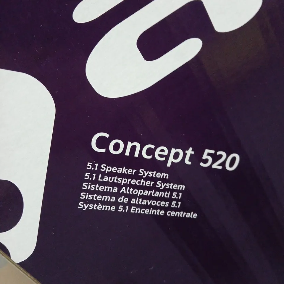 CONCEPT 520 5.1 SPEAKER SYSTEM – BOXED