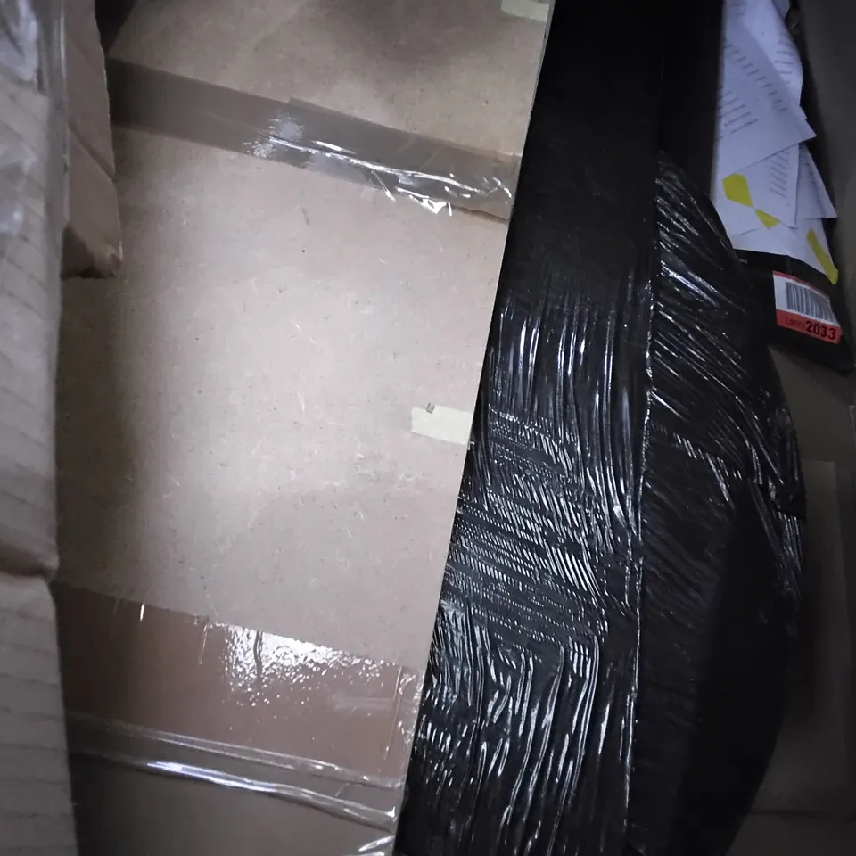 BOX OF ASSORTED FURNITURE PARTS 