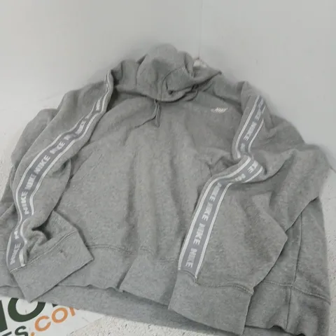 NIKE GREY HOODIE SWEATSHIRT, UK XL