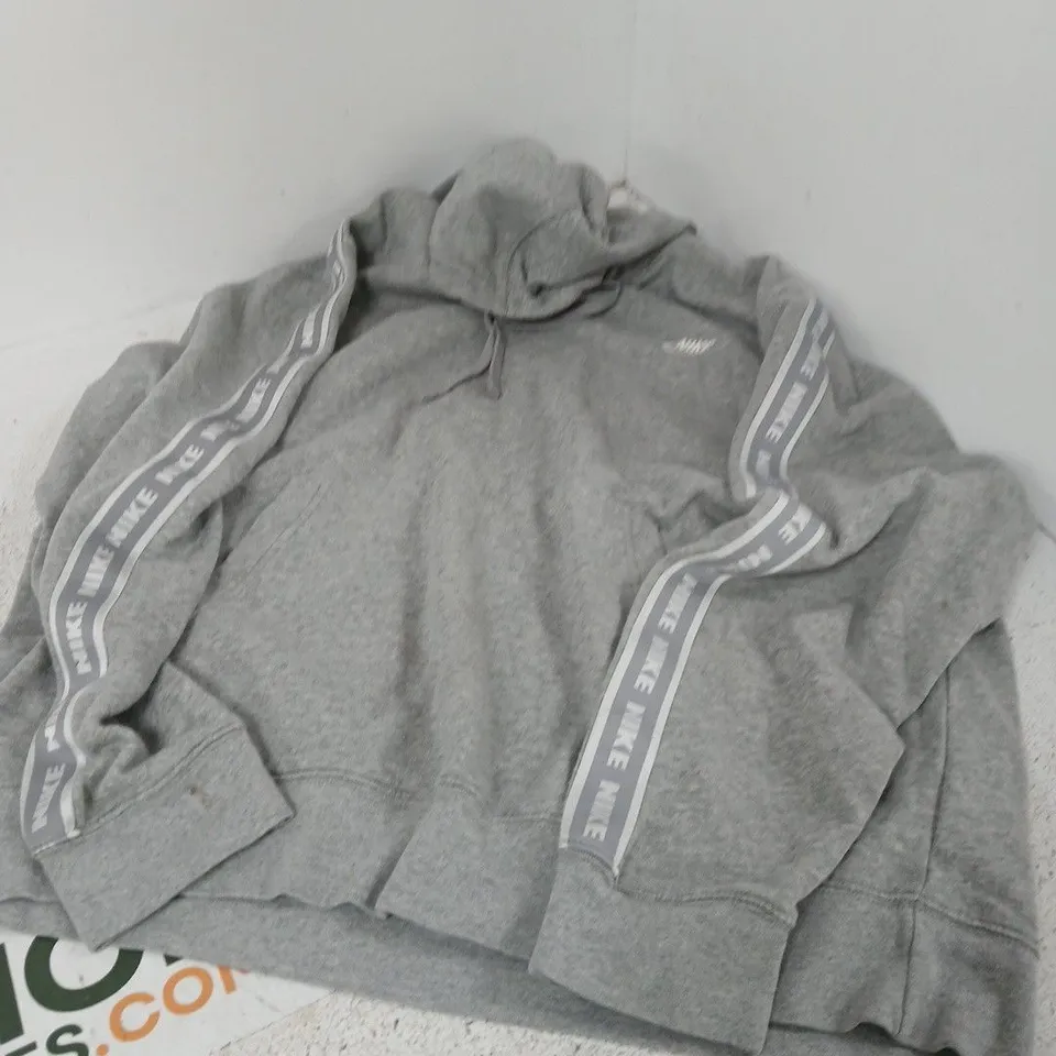 NIKE GREY HOODIE SWEATSHIRT, UK XL