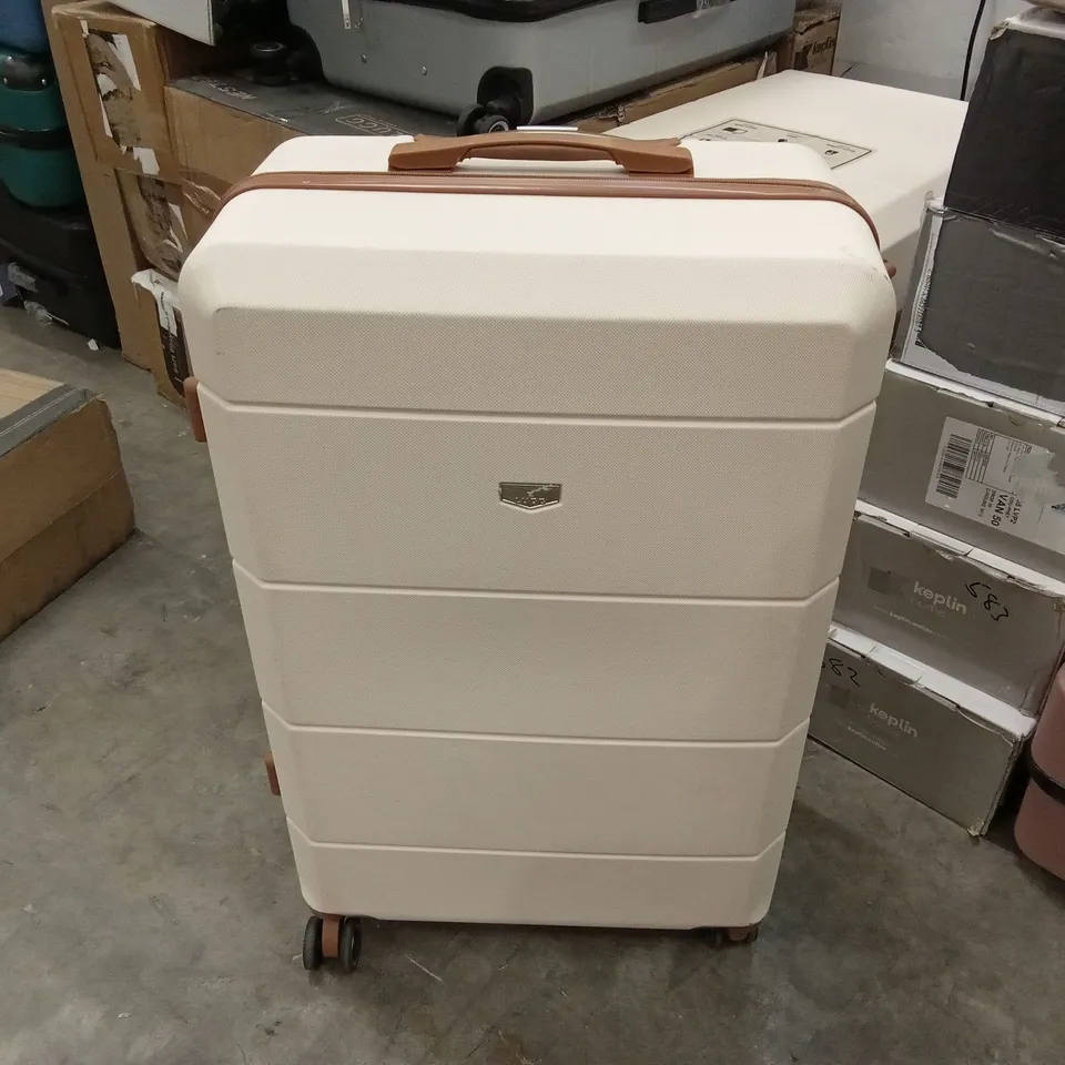 MEDIUM SUITCASE CREAM & BLACK