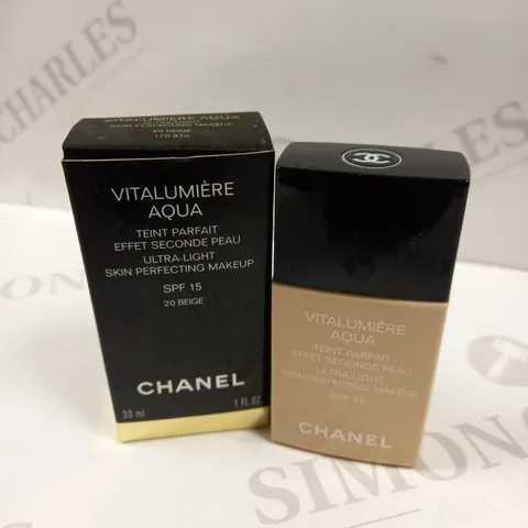 CHANEL VITALUMIERE AQUA ULTRA LIGHT SKIN PERFECTING SPF15 30 BEIGE 30ML