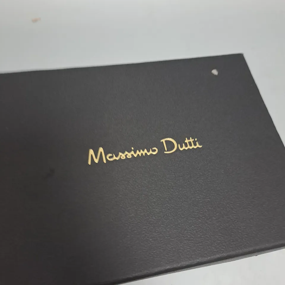 MASSIMO DUTTI LEATHER BELT AND BILLFOLD WALLET GIFT