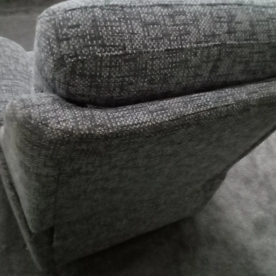 QUALITY DESIGNER ELECTRIC RECLINER ARMCHAIR - GREY FABRIC 