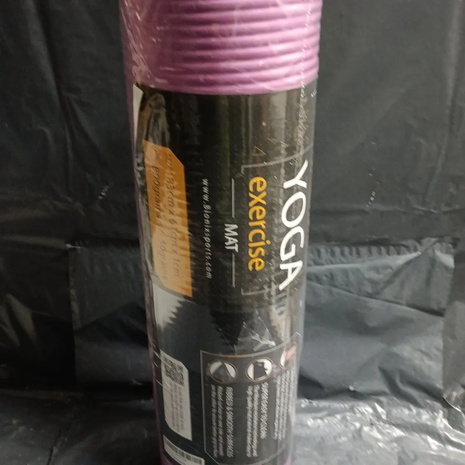 BIONIX YOGA EXERCISE MAT – EXTRA THICK, PURPLE 