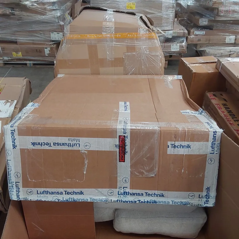PALLET CONTAINING A LARGE ASSORTMENT OF FURNITURE PARTS ECT
