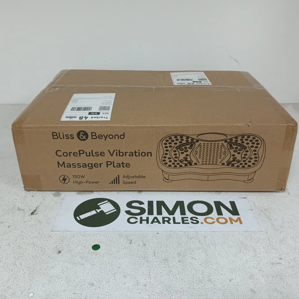 BOXED BLISS & BEYOND COREPULSE VIBRATION MASSAGER PLATE