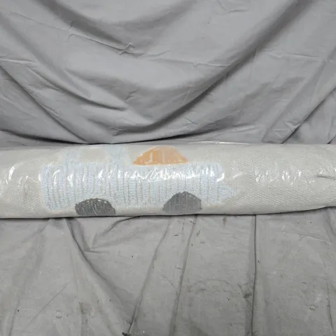 LIEWOOD CHILDREN'S RUG – CARS PATTERNED DESIGN - BLUE - ONE SIZE