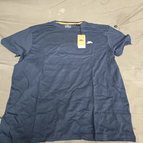 TRESPASS SVENSSON 20 MD MALE T-SHIRT IN NAVY - SIZE XL