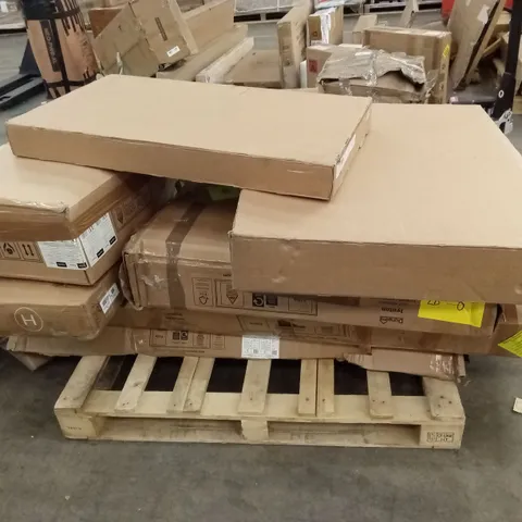 PALLET OF ASSORTED INCOMPLETE DESIGNER FURNITURE AND FURNITURE PARTS