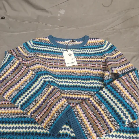 SEASALT CORNWALL PERCELLA COVE FAIR ISLE JUMPER - 12