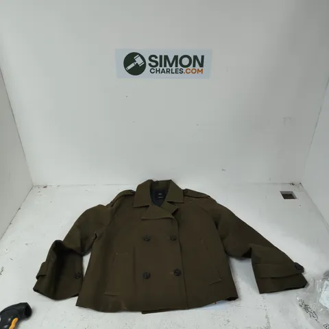 MNG OLIVE GREEN DOUBLE-BREASTED COAT – XXL (EU/USA) MADE IN CHINA