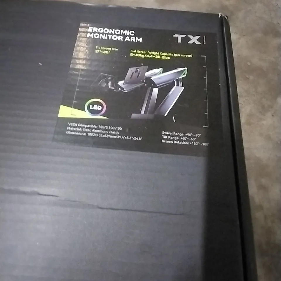 PALLET OF HOUSEHOLD ITEMS TO INCLUDE KEYBOARDS, CHRISTMAS TREE,  STAINLESS STEEL STEAMER,  ERGONOMIC MONITOR ARM AND OTHER ASSORTED ITEMS...