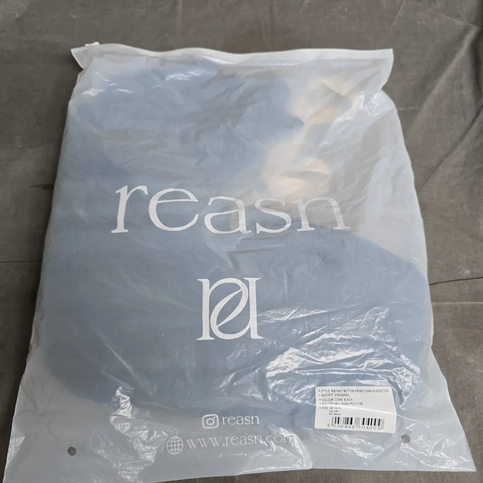 BAGGED REASN RIN KNIT BUTTON FRONT LONG SLEEVE TOP - SIZE 10/12