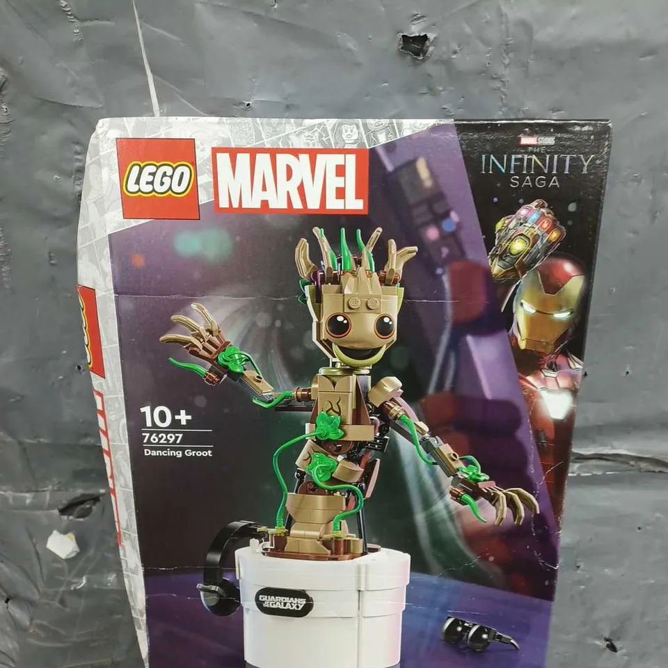 BOXED EGO MARVEL DANCING GROOT BUILDABLE TOY SET 76297 RRP £29.99