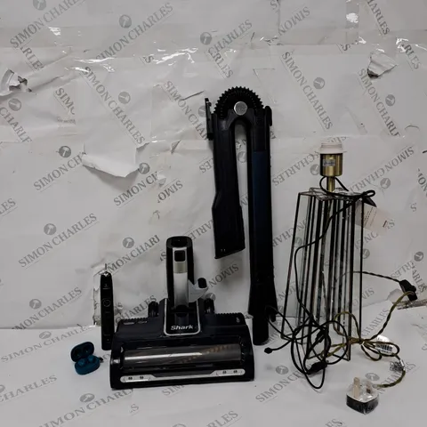 BOX OF APPROX 5 ASSORTED ITEMS TO INCLUDE - JLAB EARBUDS - PHILIPS SONICARE TOOTHBRUSH - SHARK VACUUM ATTACHMENTS ECT