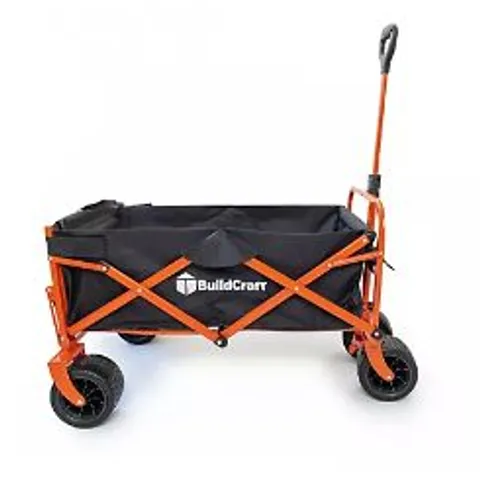 BUILDCRAFT FOLDING WAGON WITH DROP DOWN END