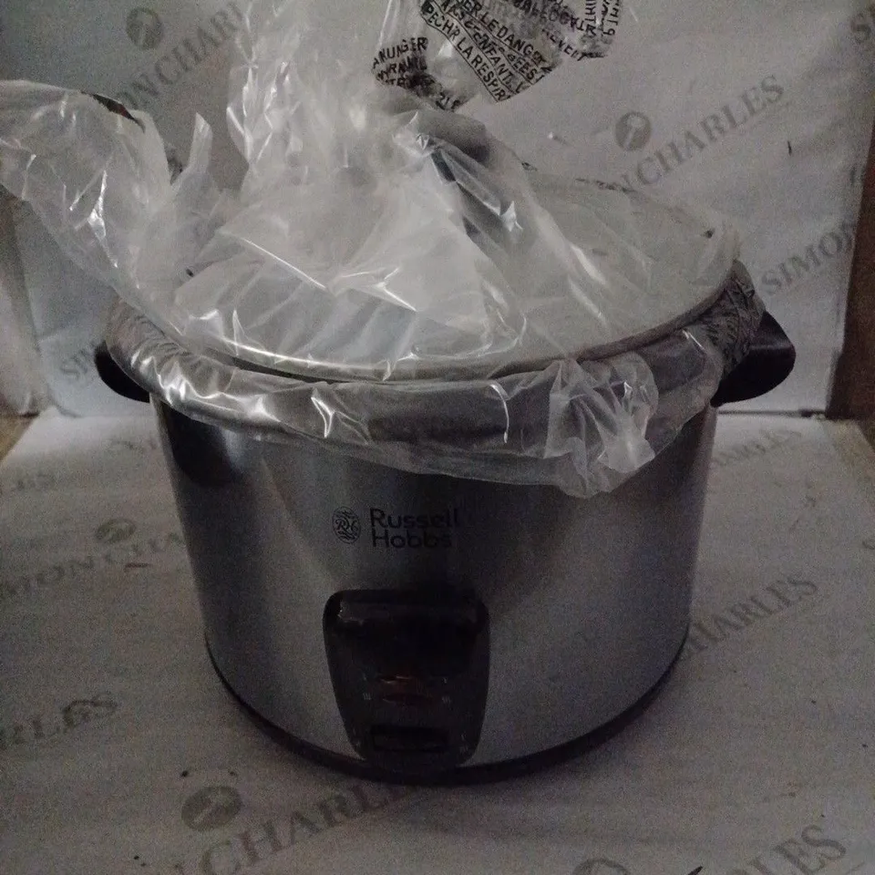 RUSSELL HOBBS 1.8L RICE COOKER AND STEAMER - SILVER