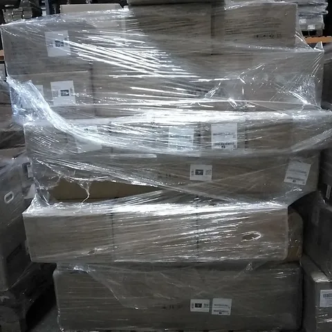 PALLET OF HOUSEHOLD ITEMS TO INCLUDE COOLER BAG, VINYL PRIVACY FENCE, DOG BED AND OTHER ASSORTED ITEMS...