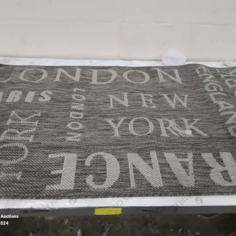 BRAND NEW PACO HOME 675 COUNTRY GREY 80 X 150CM RUG