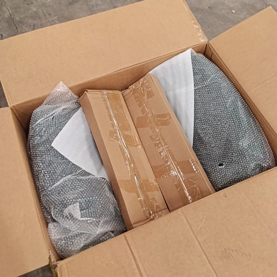 BOXED VELVET DIAMOND-STITCHED DINING CHAIR (SET OF 2) - DARK GREEN (1 BOX)