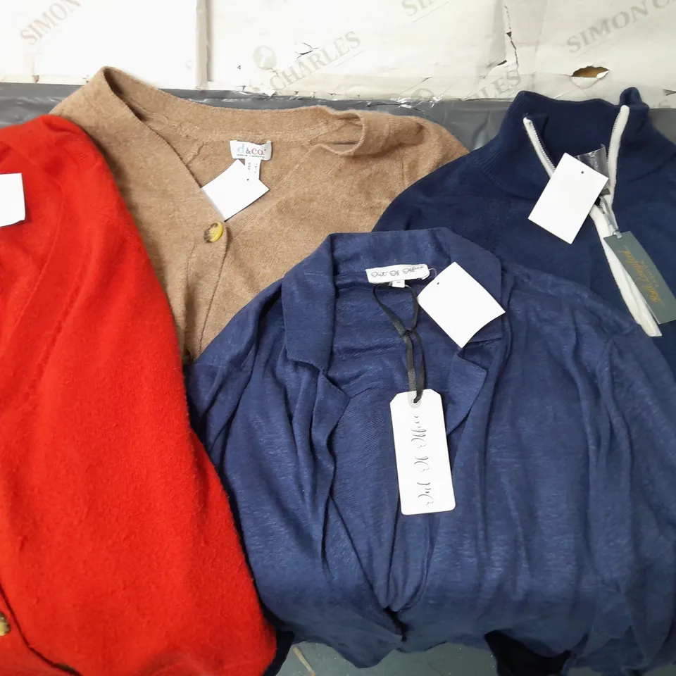 LARGE QUANTITY OF ASSORTED CLOTHING ITEMS IN VARIOUS SIZES TO INCLUDE WHITE STUFF, JOULES AND CENTIGRADE