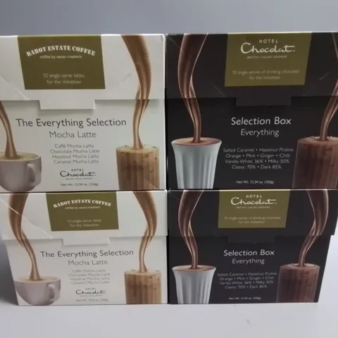 LOT OF 4 HOTEL CHOCOLAT SELECTION BOXES